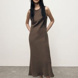 MANGO Sleeveless Shift Dress-picture-1