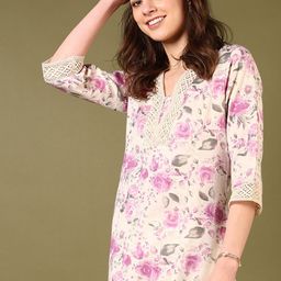 V-Mart Women Floral Printed A-Line Regular Kurta-image-17