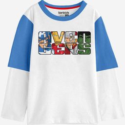 BONKIDS Boys Printed Applique T-shirt-41
