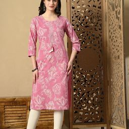 Anouk Rustic Women Floral Embroidered Kurta-image-14