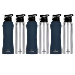 Speedex Blue & Grey 6 Pieces Stainless Steel Water Bottle - 1000 ml Each-image-63