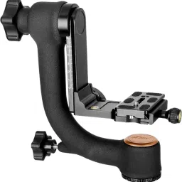 Hiffin Metal 360 Degree Panoramic Gimbal Tripod Head with Arca-Swiss Standard 1/4'' Quick Release Plate Single Gimbal for Camera-29