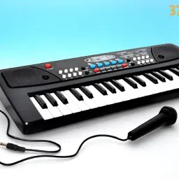X59 Keys Piano Toy with Microphone, USB Power Cable & Sound Recording Best Birthday Gift for Boys and Girls Musical Instruments Analog Digital Piano-image-27