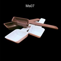 Spice Masala Measuring Spoons Set, 8 Pieces, Brown and White Plastic Tea Spoon, Sugar Spoon, Dessert Spoon, Coffee Spoon, Ice Tea Spoon Set-image-1