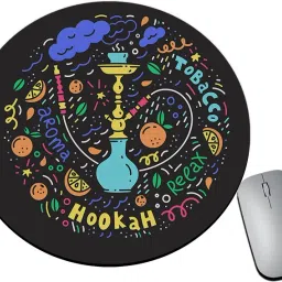 BLISSart Mousepad For Laptops Computer Gaming Mouse Pad HD Printed-Hookah Reeax Mousepad-27