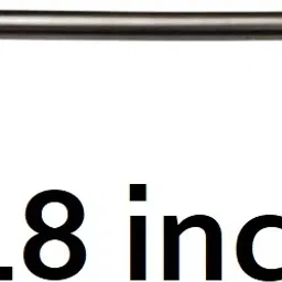 Towel Rod - Gold Finish Plus Chrome Finish - Stainless Steel (18 Inch Rod) 18 inch 1 Bar Towel Rod-image-62