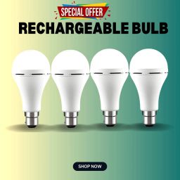 Rechargeable Emergency Bulb Inverter Bulb for home 3Hr battery backup_Pack4 L399 3 hrs Bulb Emergency Light-image-115