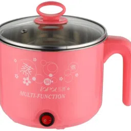 DERIKE Electric Mini Cooker Kettle with Glass Lid Base Concealed Base Cooking Pot Travel Cooker-picture-9