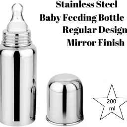 SS BABY FEEDING BOTTLE - silver-18