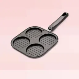 Excellent Non-Stick Mini Uttapam Pan / Pancake Pan , Multi Snack Maker 4 in 1 Tawa 19 cm diameter-image-25