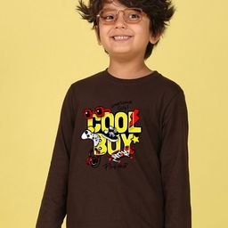 NUSYL Boys Typography Printed Cotton T-shirt-image-8
