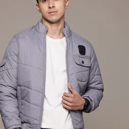The Roadster Lifestyle Co. Mock Collar Padded Jacket-picture-58