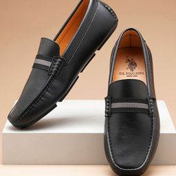 U.S. Polo Assn. Men PU Loafers-36