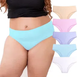 Diving Deep Women Pack of 5 Hipster Briefs-image-88