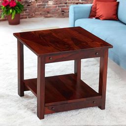 Ikiriya Red Square Wood Contemporary Coffee Table-image-11