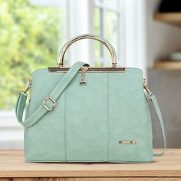 WOMEN MARKS Green Solid Handheld Bag-90