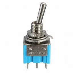 Mini MTS-203 6-Pin DPDT 6A 125VAC Toggle Switch - Pack of 5-2