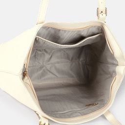 Mast & Harbour Textured Structured Shoulder Bag With Buckle image 2