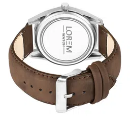 LOREM Men Dial & Textured Straps Analogue Watch LR85-A image 4