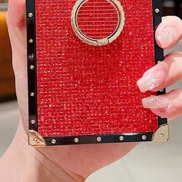 Luxury Kase Solid Printed iPhone 16 Plus Back Case Mobile Accessories image 3
