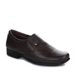 Action Men's Dotcom Dark Brown Slip-ons-image-92