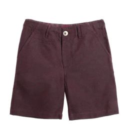 Cherry Crumble By Nitt Hyman Kids Wine Solid Short-image-82