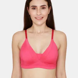 Zivame Pink Non Wired Padded T-Shirt Bra-picture-19
