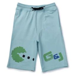 Gini & Jony Kids Blue & Green Printed Bermudas-image-9