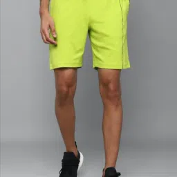 Allen Solly Green Slim Fit Shorts-picture-35