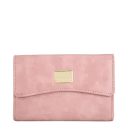 Van Heusen Pink Solid Wallet for Women-image-23