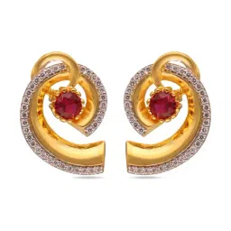 CKC 22k Gold Earrings for Women-image-98