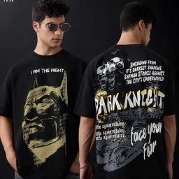 The Souled Store Black Loose Fit Graphic T-Shirt-picture-46