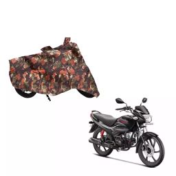 Auto Pearl Waterproof Two Wheeler Cover For Hero Passion Pro i3S (Green & Multi Color)-image-27