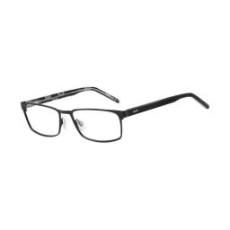 HUGO Black Rectangular Eye Frames for Men-picture-8