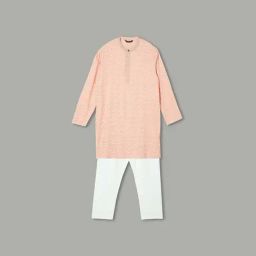 Melange by Lifestyle Boys Peach Printed Full Sleeves-image-22
