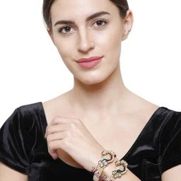YouBella Gold Plated Traditional Bangle Set-image-85
