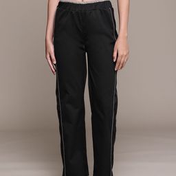 Roadster Tailored Slim Fit Trousers-image-0