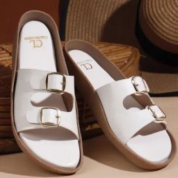 Carlton London Women's White Casual Sandals-picture-49