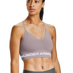 UNDER ARMOUR Mauve Printed Sports Bra-image-81