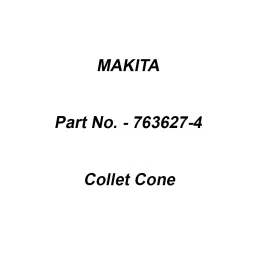 Makita Collet Cone Size 3 mm for GD0600, Part No 763627-4-17
