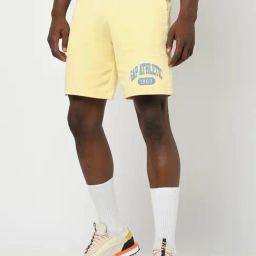 GAP Yellow Cotton Regular Fit Printed Shorts-image-104