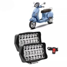 Cartronics 21 LED Fog Light With On/Off Switch for Vespa Elegante 210 (Set of 2 Pcs)-37
