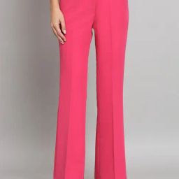 Powersutra Pink Polyester Regular Fit Trouser-image-64