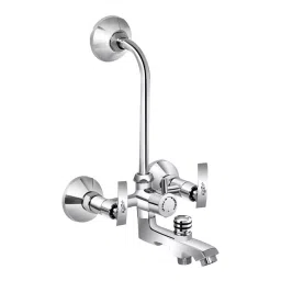 Gold Bell Soft Heavy Brass 3 In 1 Wall Mixer Set, 3-1-Siya-Soft-picture-12