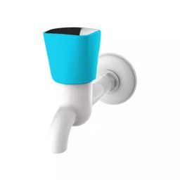 SUPREME Crown Series Bib Tap Quarter Turn Plastic, Blue-image-93
