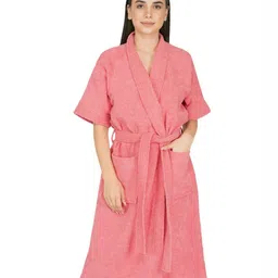 RANGOLI Noble Pure Cotton 400 GSM Bath Robe-image-50
