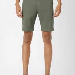 Peter England Men Regular Fit Chino Shorts-image-5