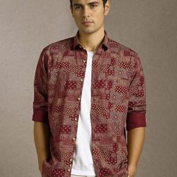 Louis Philippe Sport Men Slim Fit Printed Casual Shirt-picture-32