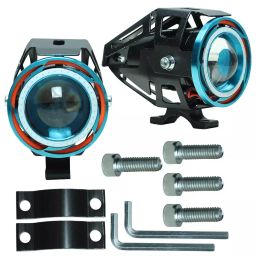 AllExtreme ‎EXLOI002 LED Spot Lamp with Red & Blue Dual Angel Eyes Ring for Car (15 W,Red&Blue,2pc)-image-43
