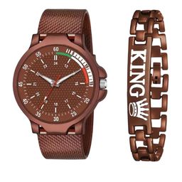 Miss Perfect Men Set of 2 Watch Gift Set-picture-11